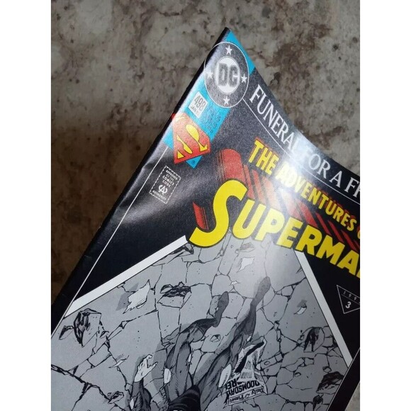 The Adventures Of Superman #498‎ Funeral For A Friend Pt. 1 VF DC Comics 1993 - Picture 2 of 8